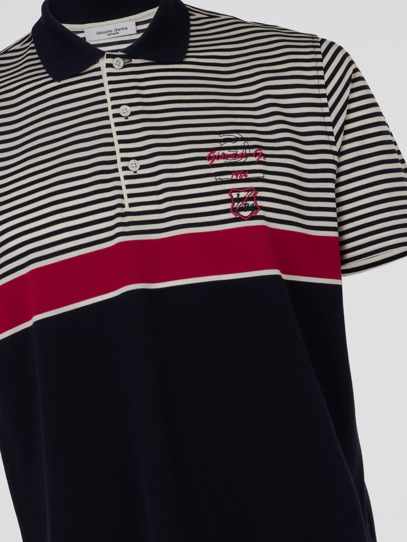 Heritage Stripe Crest Polo