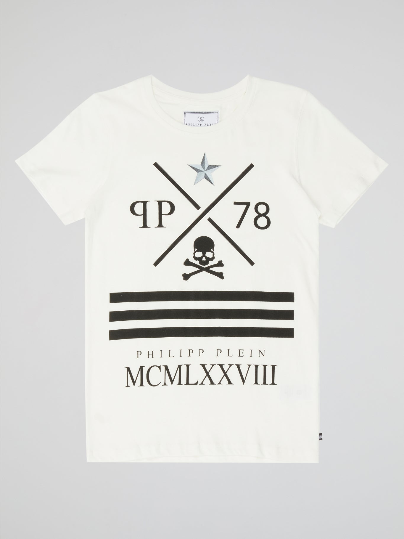 Rebel 1978 White Graphic Tee