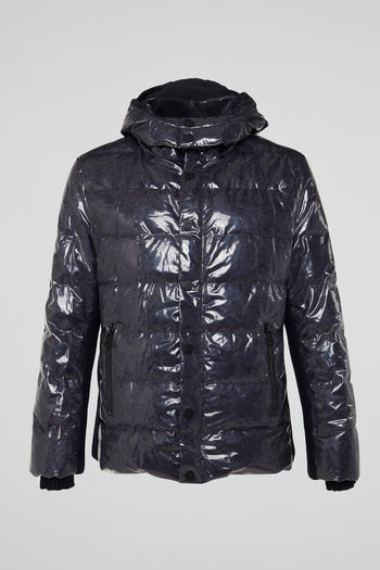 Gloss Black Puffer Jacket