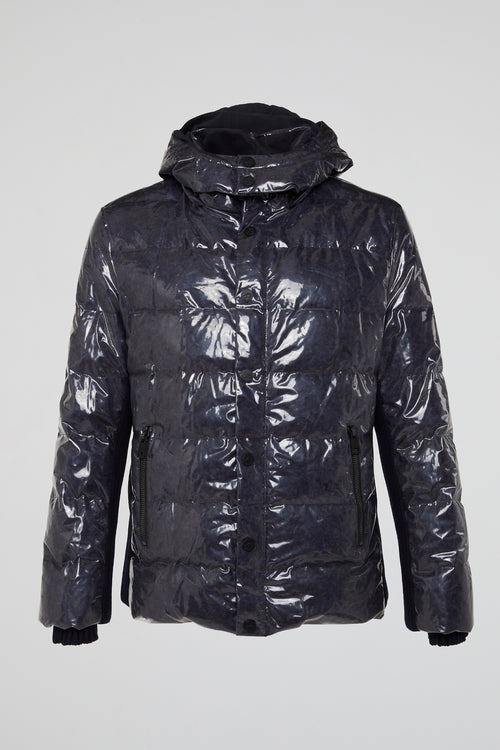 Gloss Black Puffer Jacket