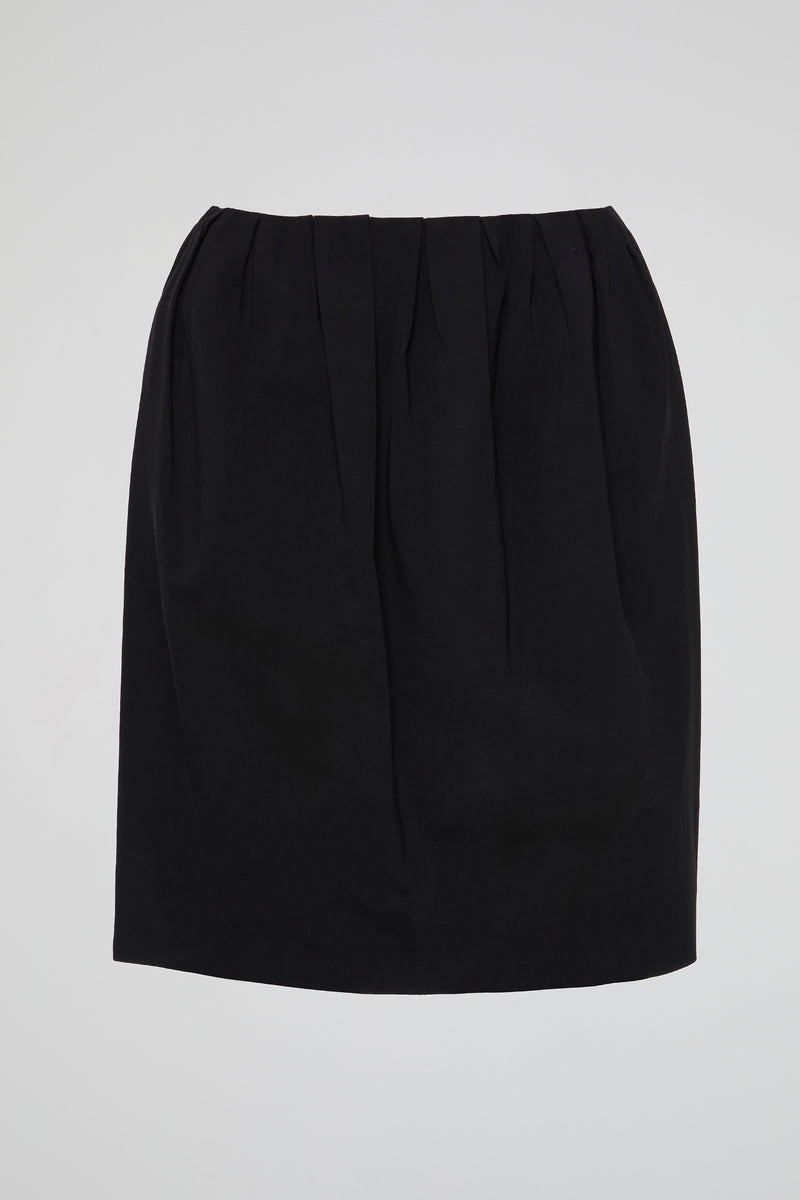 Black Pleated Skirt
