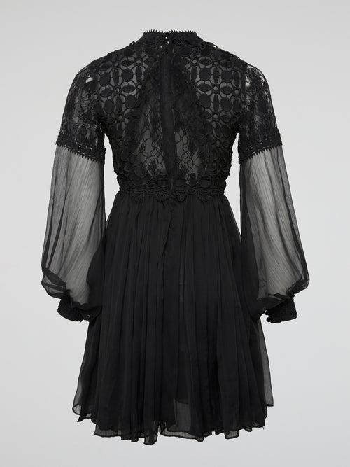Black Reverie Lace Dress