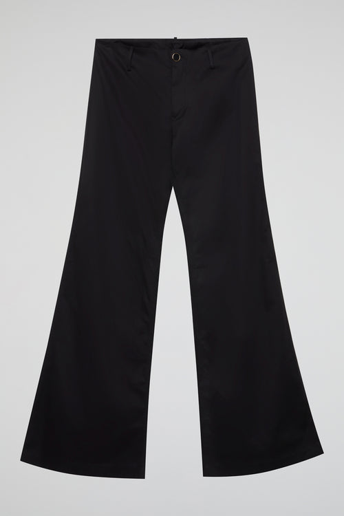 Black Eclipse Flare Trousers