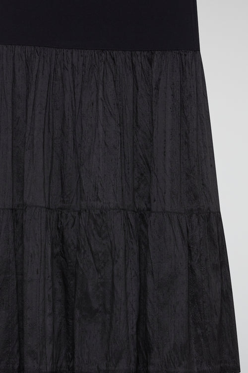 Black Obsidian Tiered Skirt