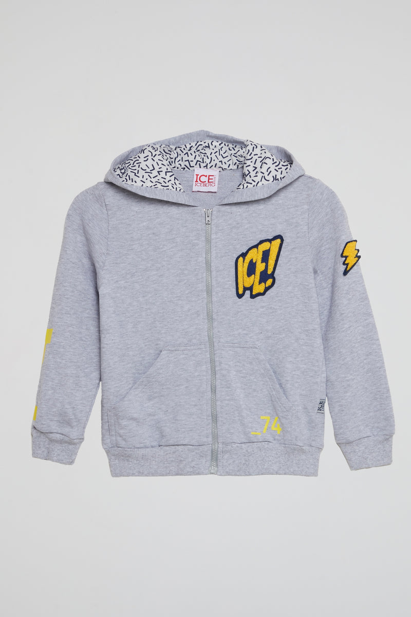 Grey Ice Graphic Edition Hoodie