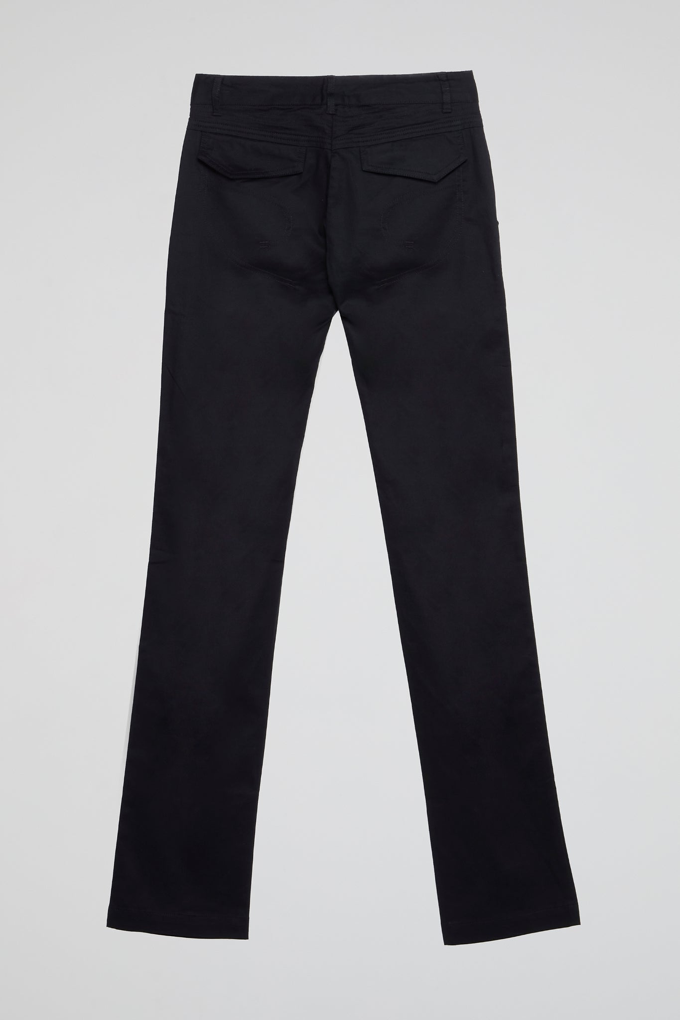Midnight Black Tailored Bootcut Pants
