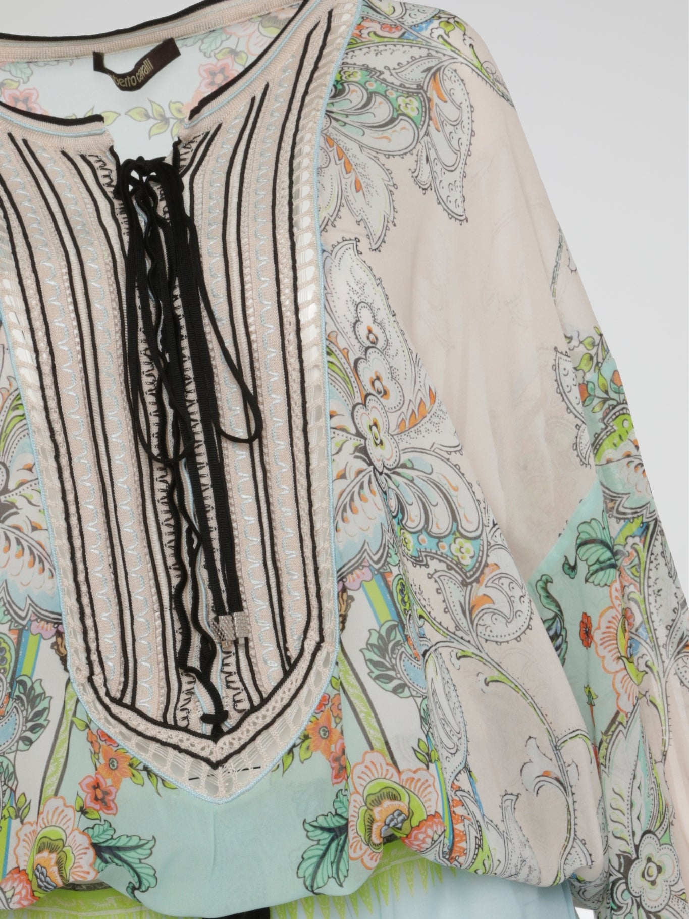 Whispering Willow Embroidered Sheer Kaftan