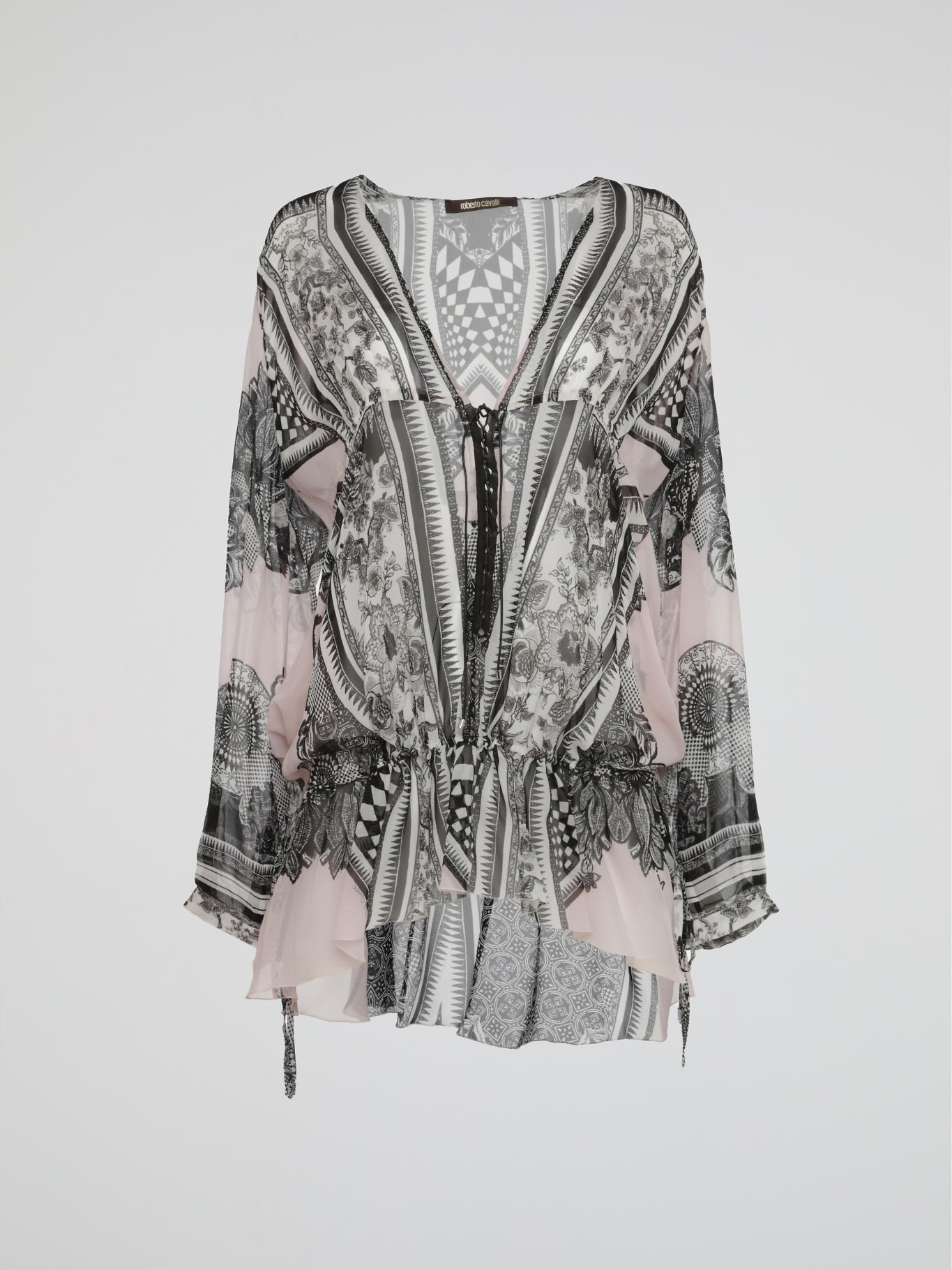 Ethereal Harmony Sheer Boho Kaftan