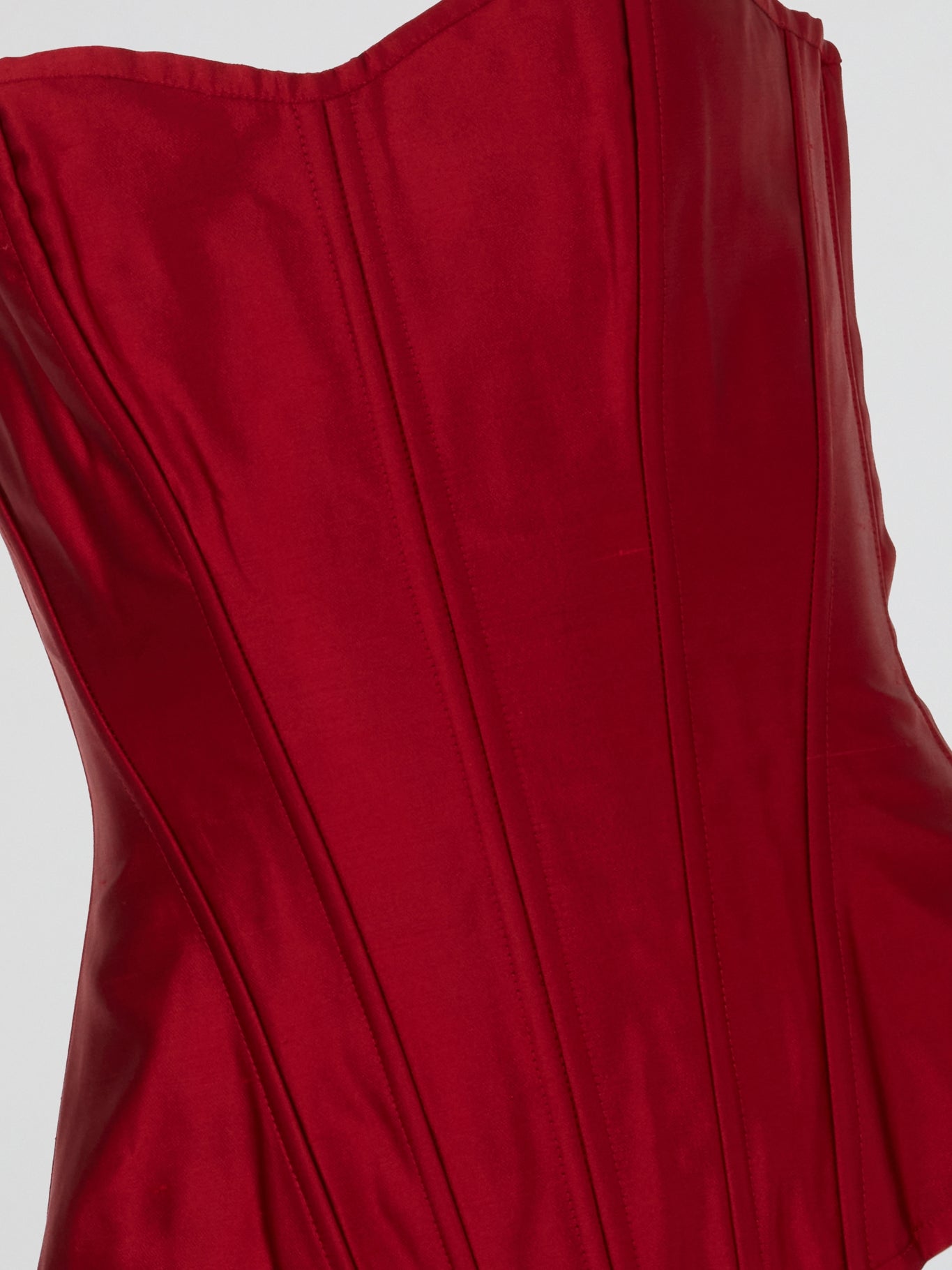 Red Scarlet Satin Bustier Corset