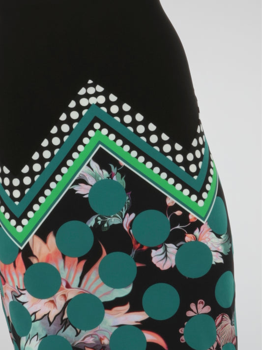 Polka Dot Maxi Skirt