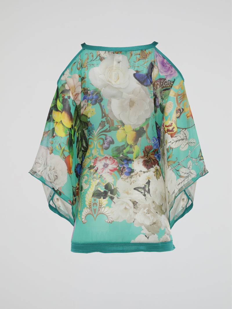 Botanical Breeze Sheer Kaftan