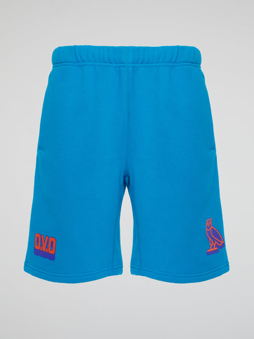 Blue Knock Out Sweat Shorts