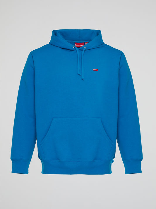Blue Small Box Hooded Sweatshirt