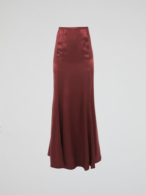 Introducing the captivating Red Maxi Skirt by Roberto Cavalli - an exquisite masterpiece that effortlessly combines elegance and boldness. Crafted with attention to detail, this vibrant red skirt features a flowing silhouette, conjuring visions of confidence and sophistication. Make a statement wherever you go, as this stunning piece embraces modern glamour and grants you the power to command attention.