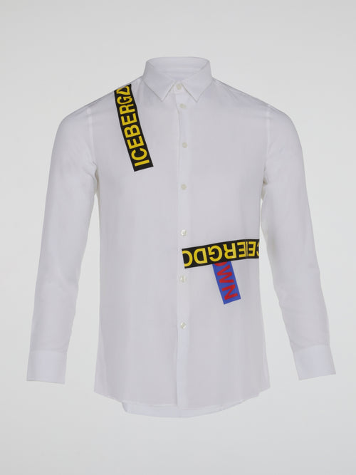 Logo Tape Long Sleeve Shirt