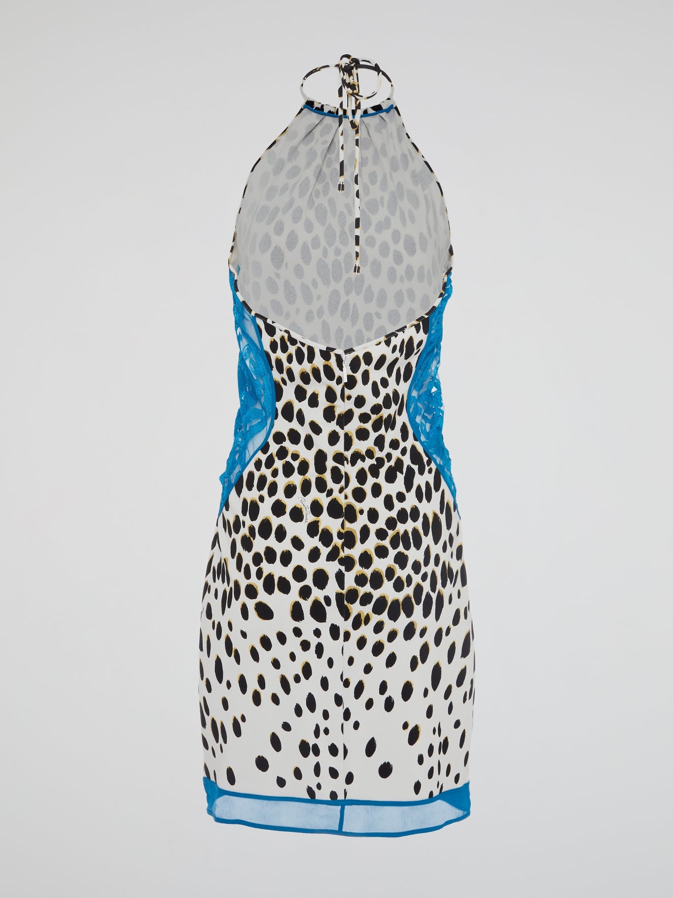Unleash your inner wild side with our stunning Leopard Print Halter Neck Dress by Roberto Cavalli. This fierce and fabulous piece exudes confidence and sophistication, making it perfect for any special occasion or night out. Stand out from the crowd and turn heads wherever you go in this show-stopping statement dress.