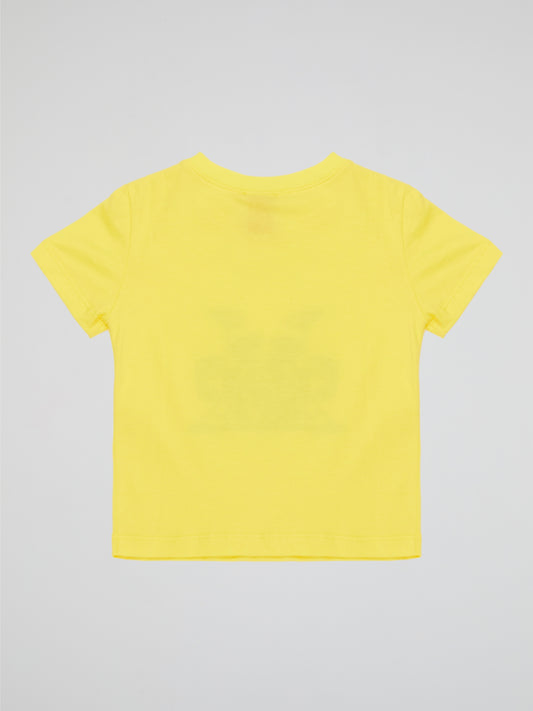 Dress your little explorer in our Yellow Printed T-Shirt (Kids)Iceberg, a ticket to their vibrant imagination! Crafted with utmost care, this shirt features a captivating Antarctic scene with playful penguins, majestic icebergs, and a touch of sunshine yellow to brighten up their day. Made with soft, breathable fabric, this T-shirt ensures ultimate comfort while sparking their wanderlust for countless icy adventures ahead!