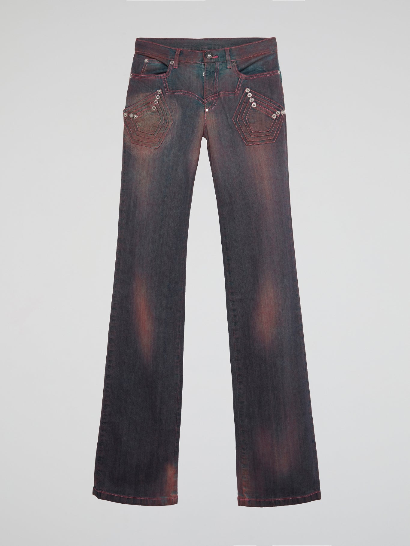 Faded Crimson Jeans