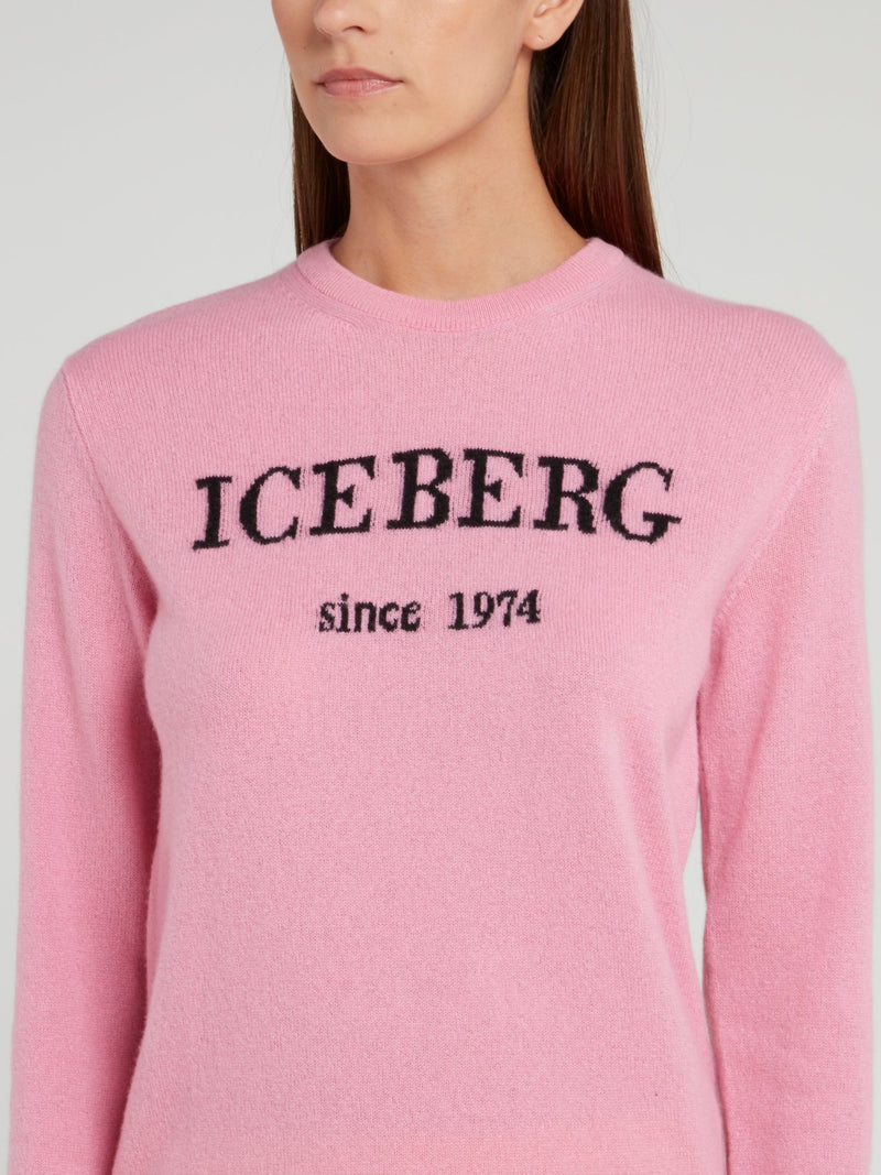 Pink Classic Logo Sweater