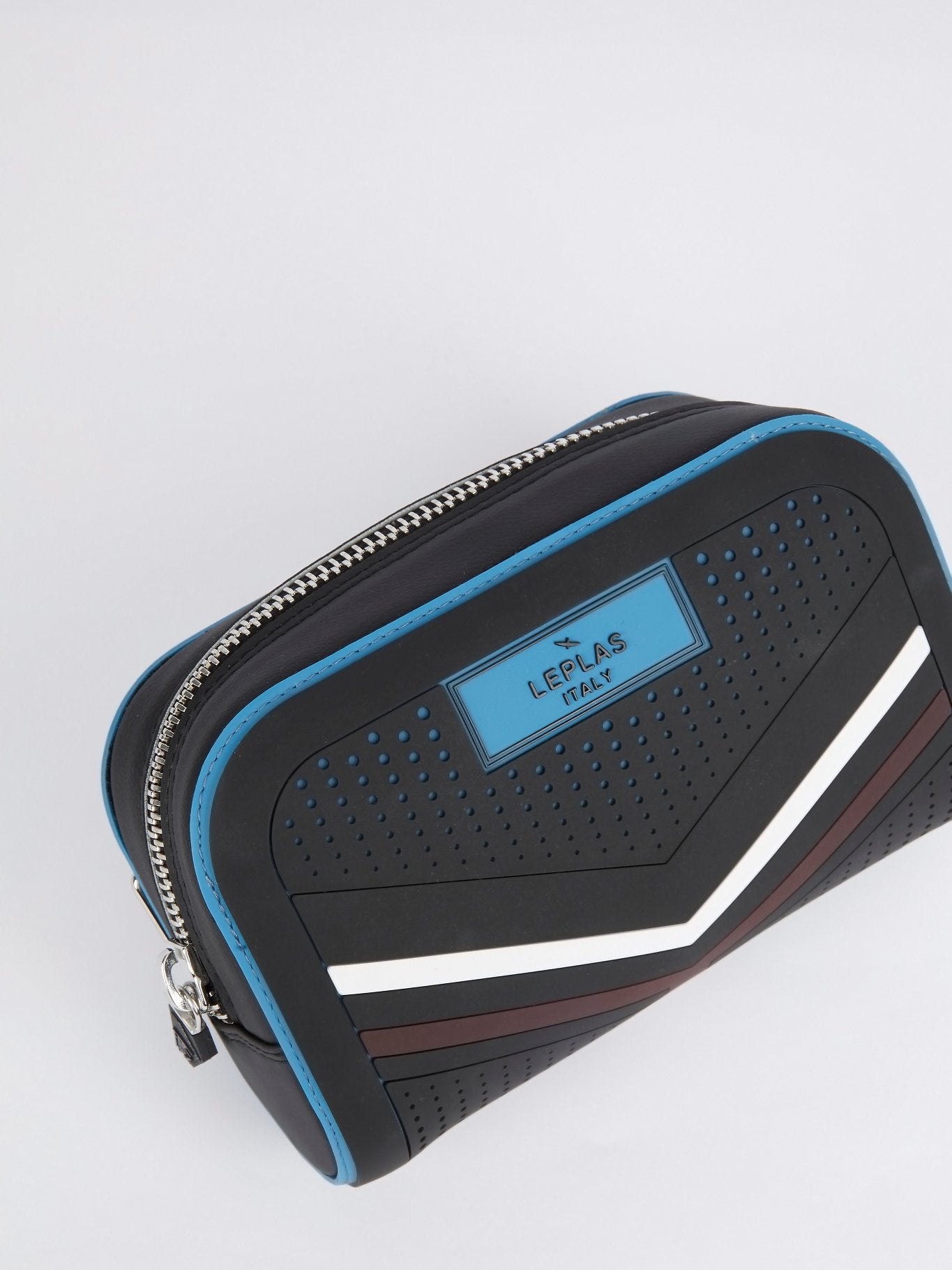 Black-Blue Kyros Sporty Pouch Bag