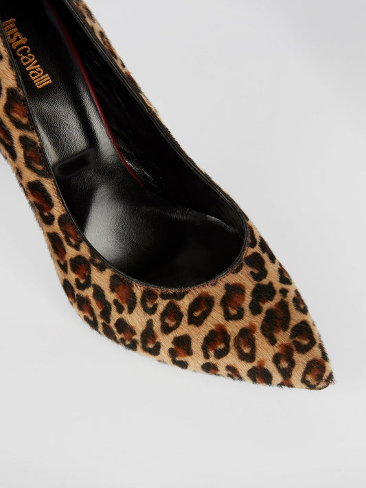 Leopard Effect Court Shoes