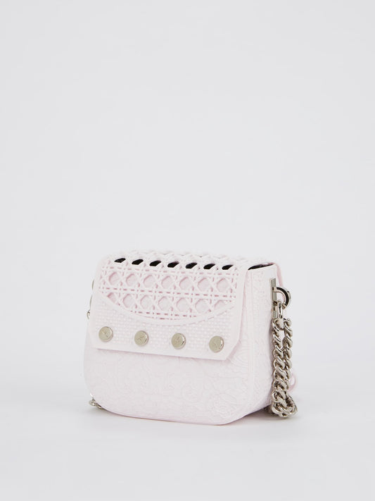 Light Pink Mini Dafne Cesto Shoulder Bag