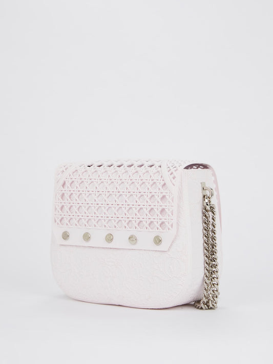 Light Pink Big Dafne Cesto Shoulder Bag