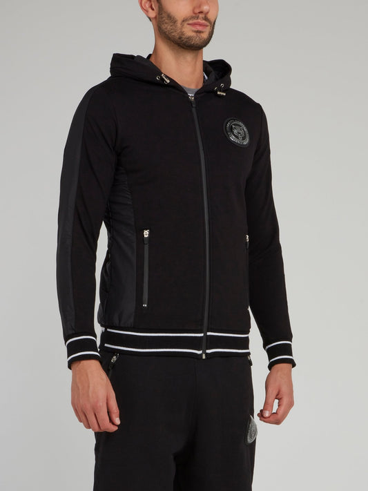 Iker Stripe Edge Hoodie Sweat Jacket