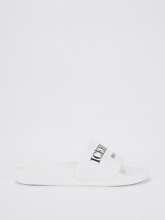 White Classic Logo Slides