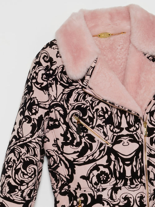 Pink Victorian Fur Panel Jacket