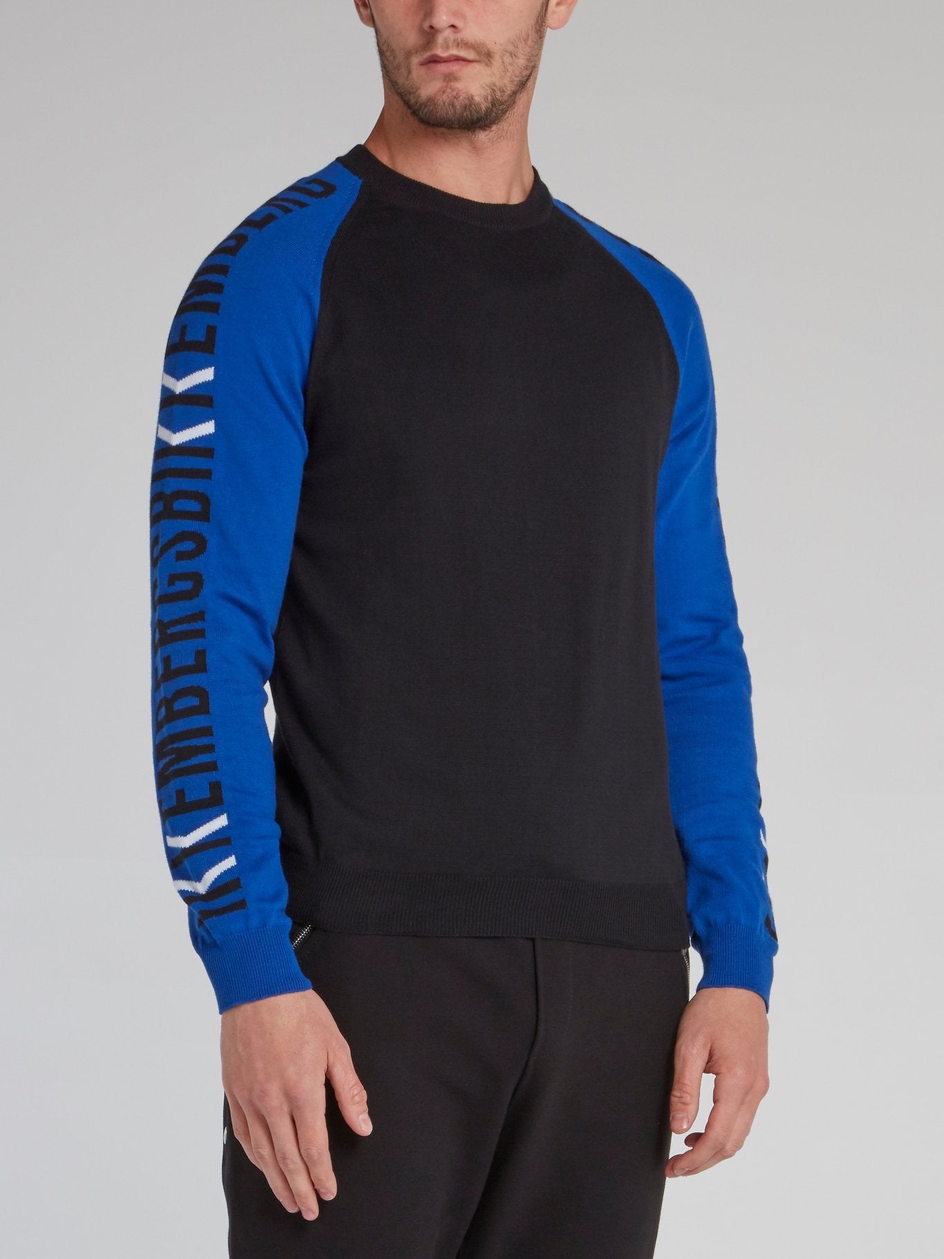 Raglan Logo Sleeve Sweater