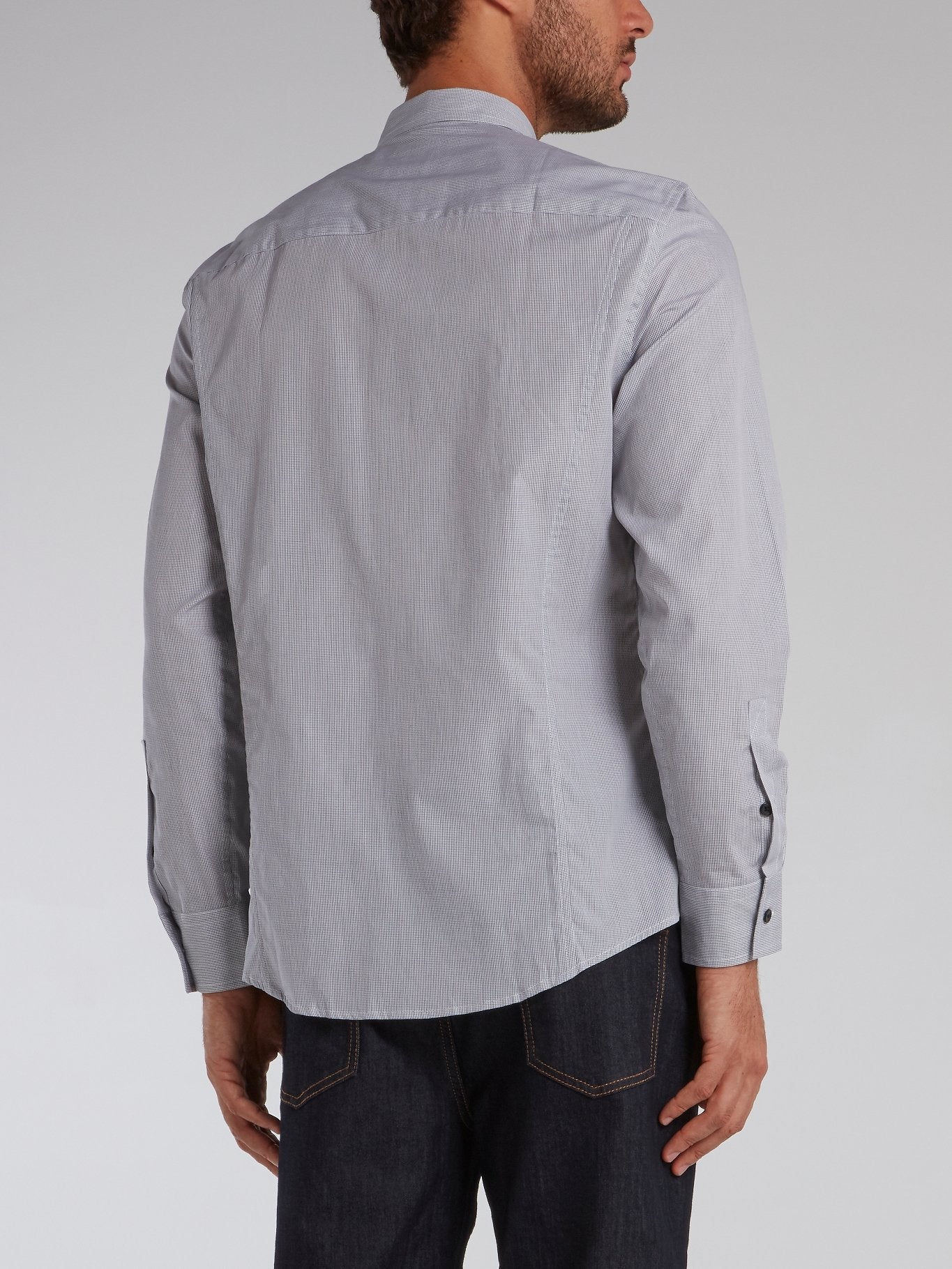 Grey Monogram Appliquéd Shirt