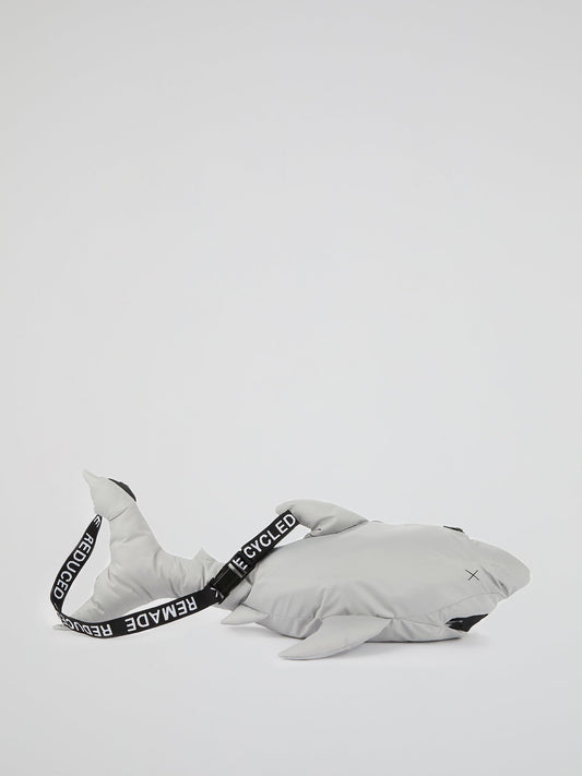 Grey Shark Cross Body Bag