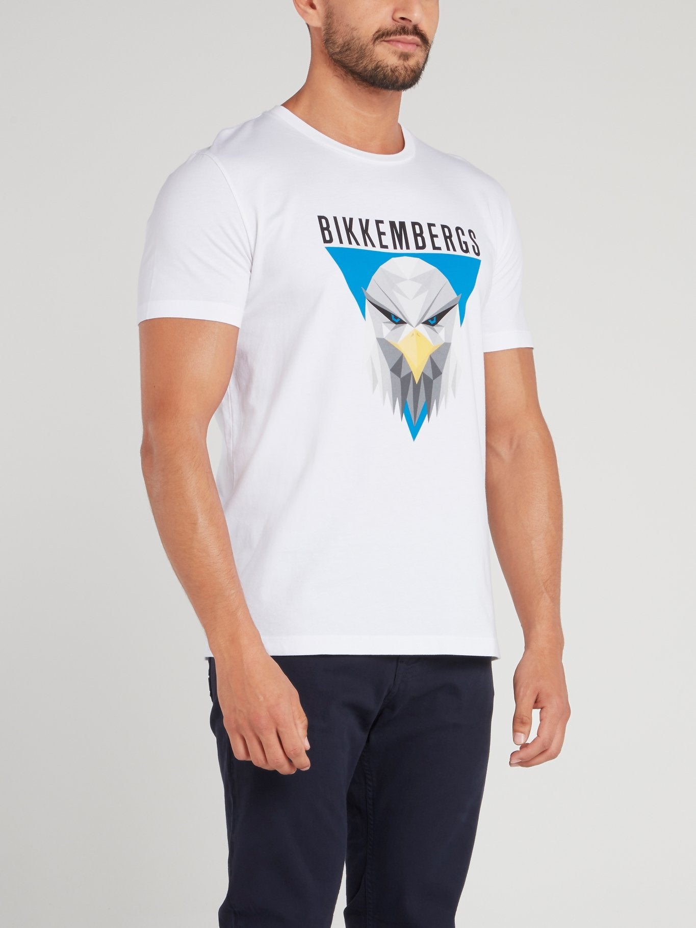White Eagle Print T-Shirt