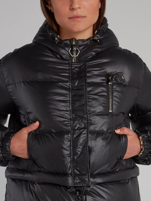 Black Logo Down Jacket