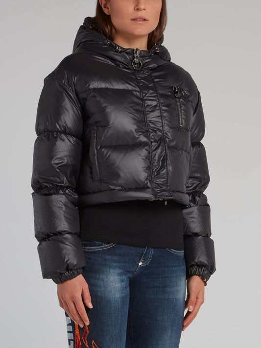 Black Logo Down Jacket