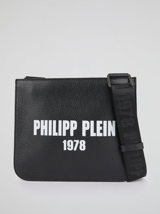 PP1978 Black Logo Crossbody Bag