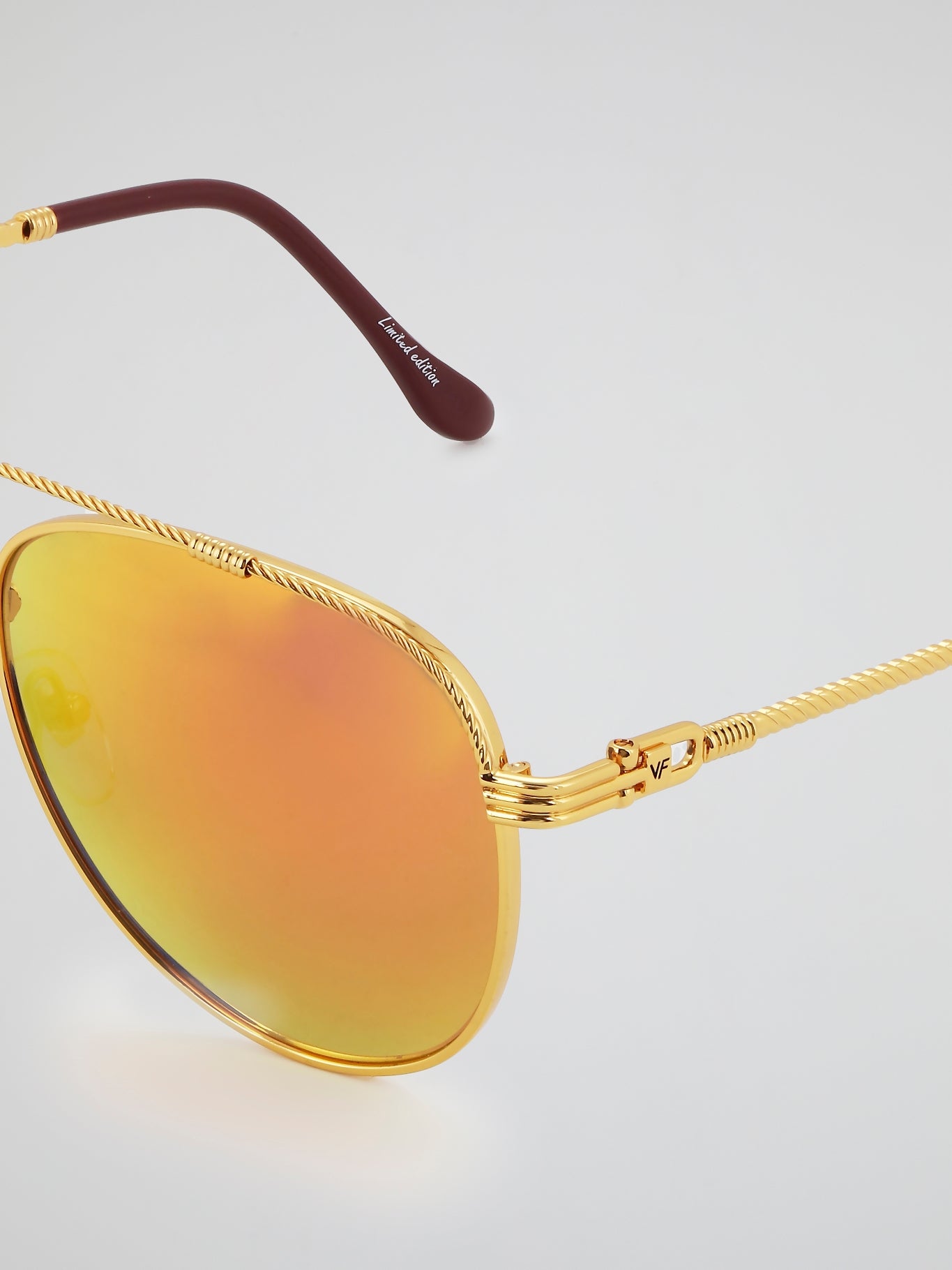 Yellow Gradient Mirror Sunglasses