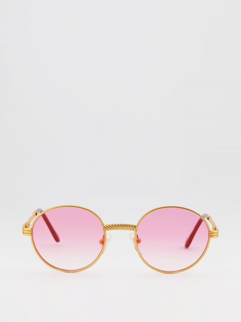 Pink Gradient Flat Lens Sunglasses