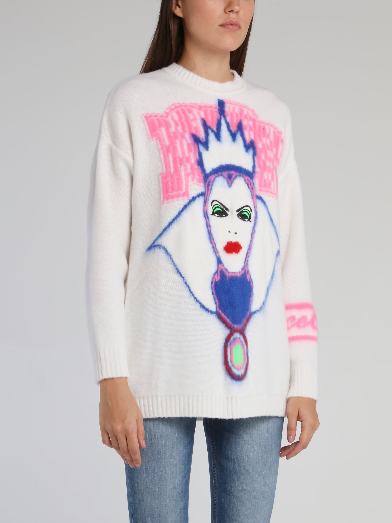 Disney Evil Queen White Knitted Sweater