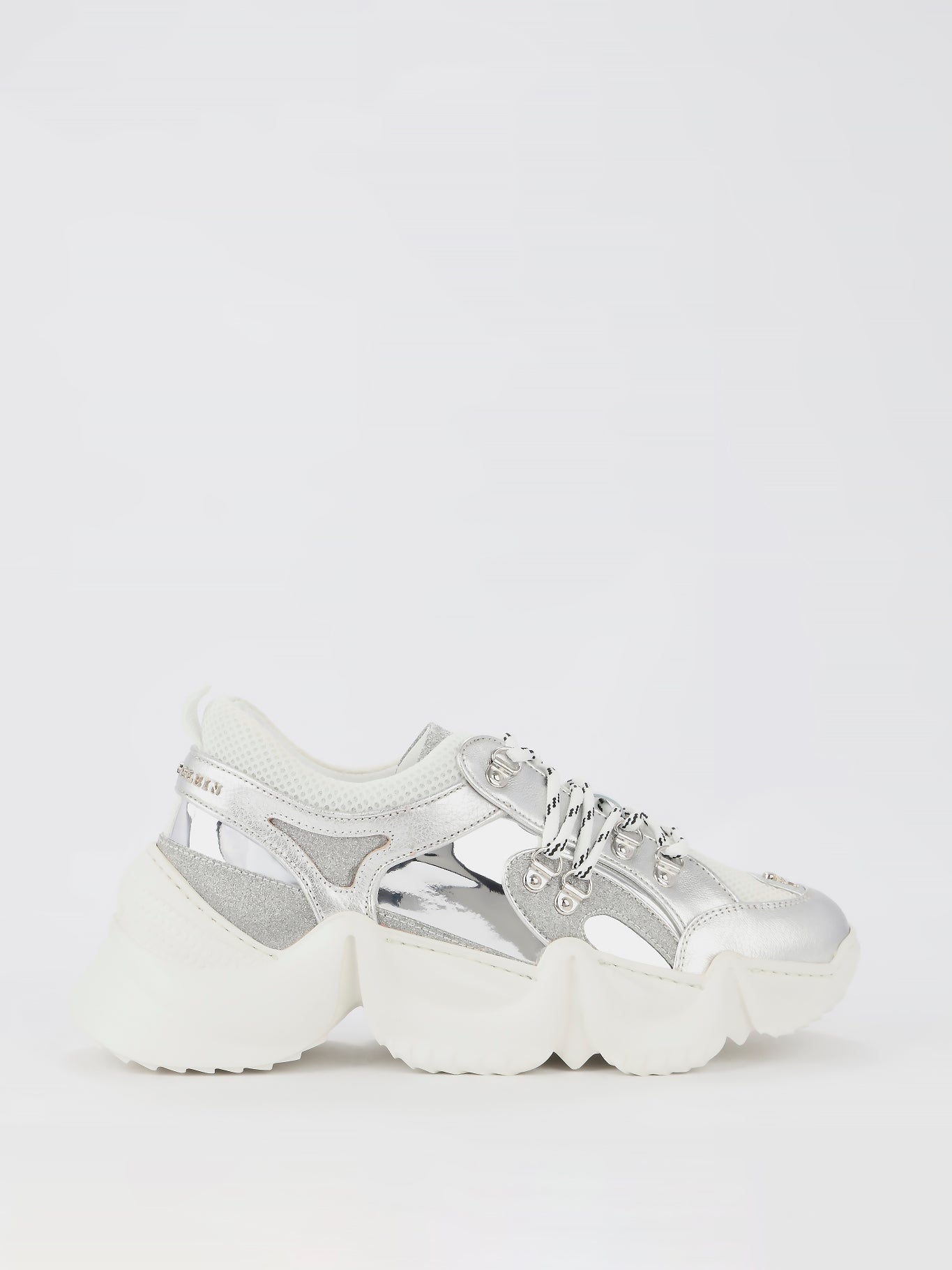 Runner Crystal Metallic Chunky Sneakers