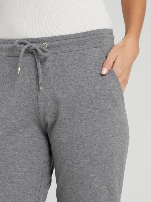 Grey Rear Logo Fleece Pants