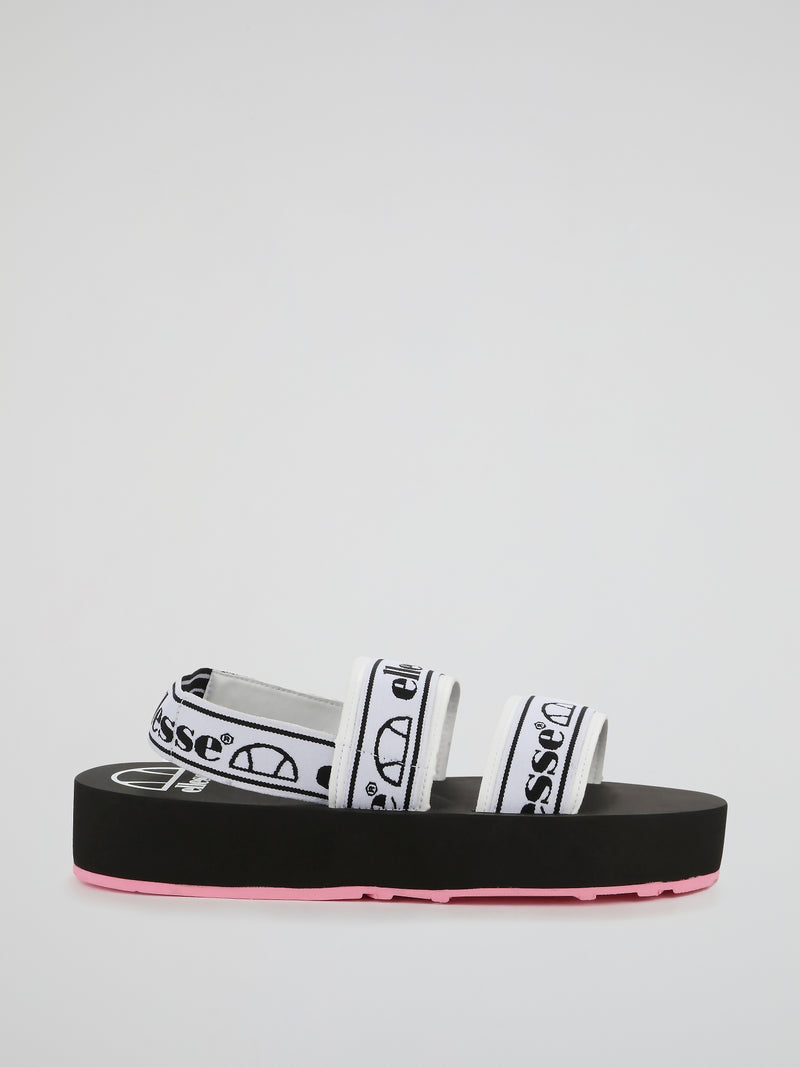 Giglio Contrast Logo Strap Sandals