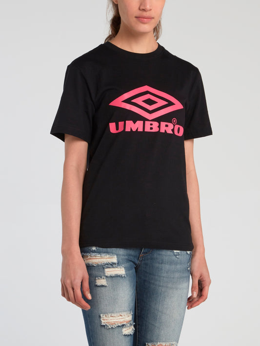 Black Logo Boyfriend T-Shirt