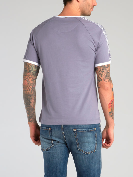 Pretty Green x Umbro Purple Contrast Trim T-Shirt