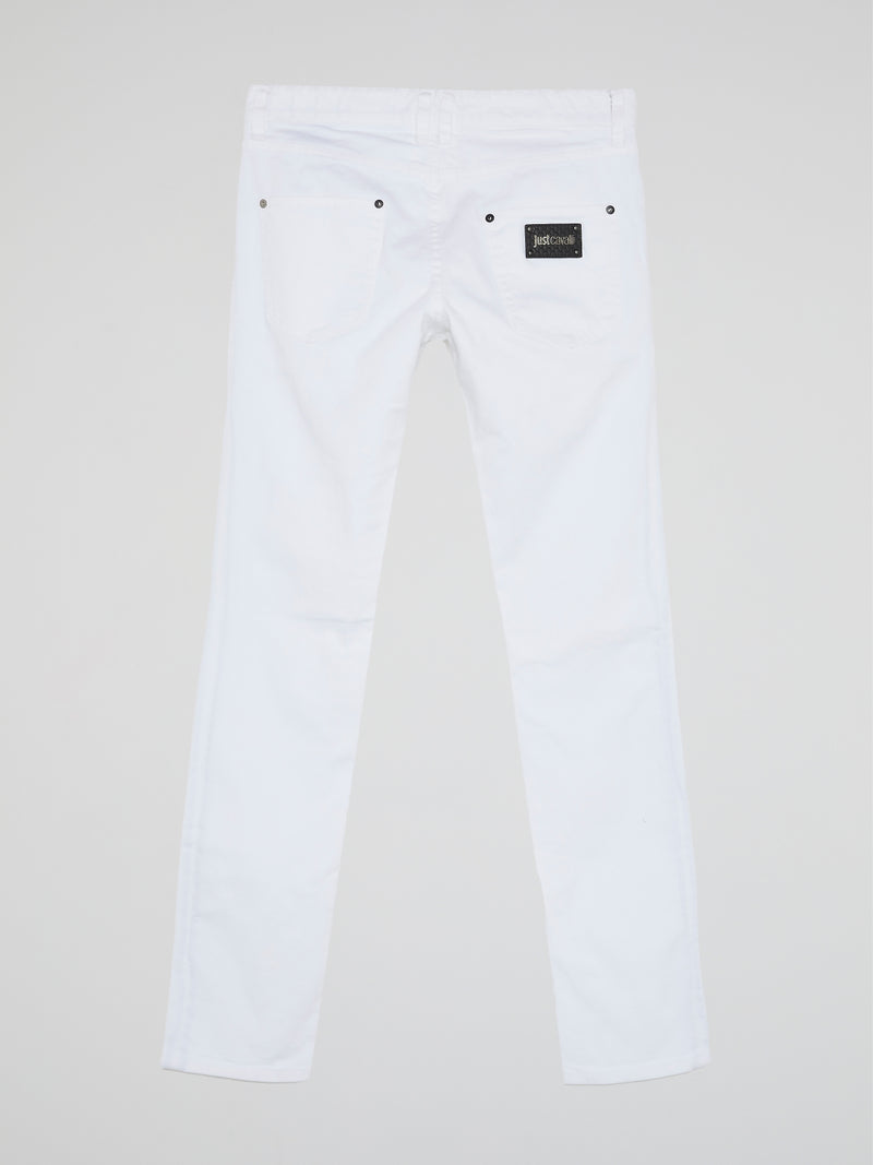 White Distressed Jeans