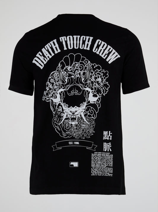 Black Death Touch Crewneck T-Shirt