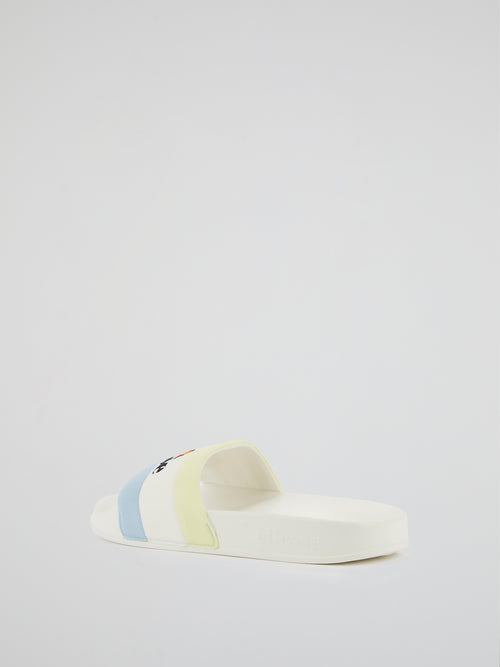 Borgaro Pastel Striped Slides