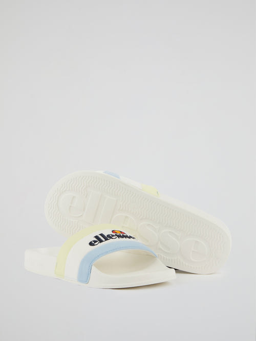 Borgaro Pastel Striped Slides