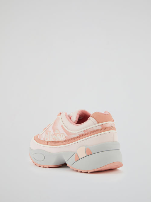 Sparta Edge Pink Leather Sneakers